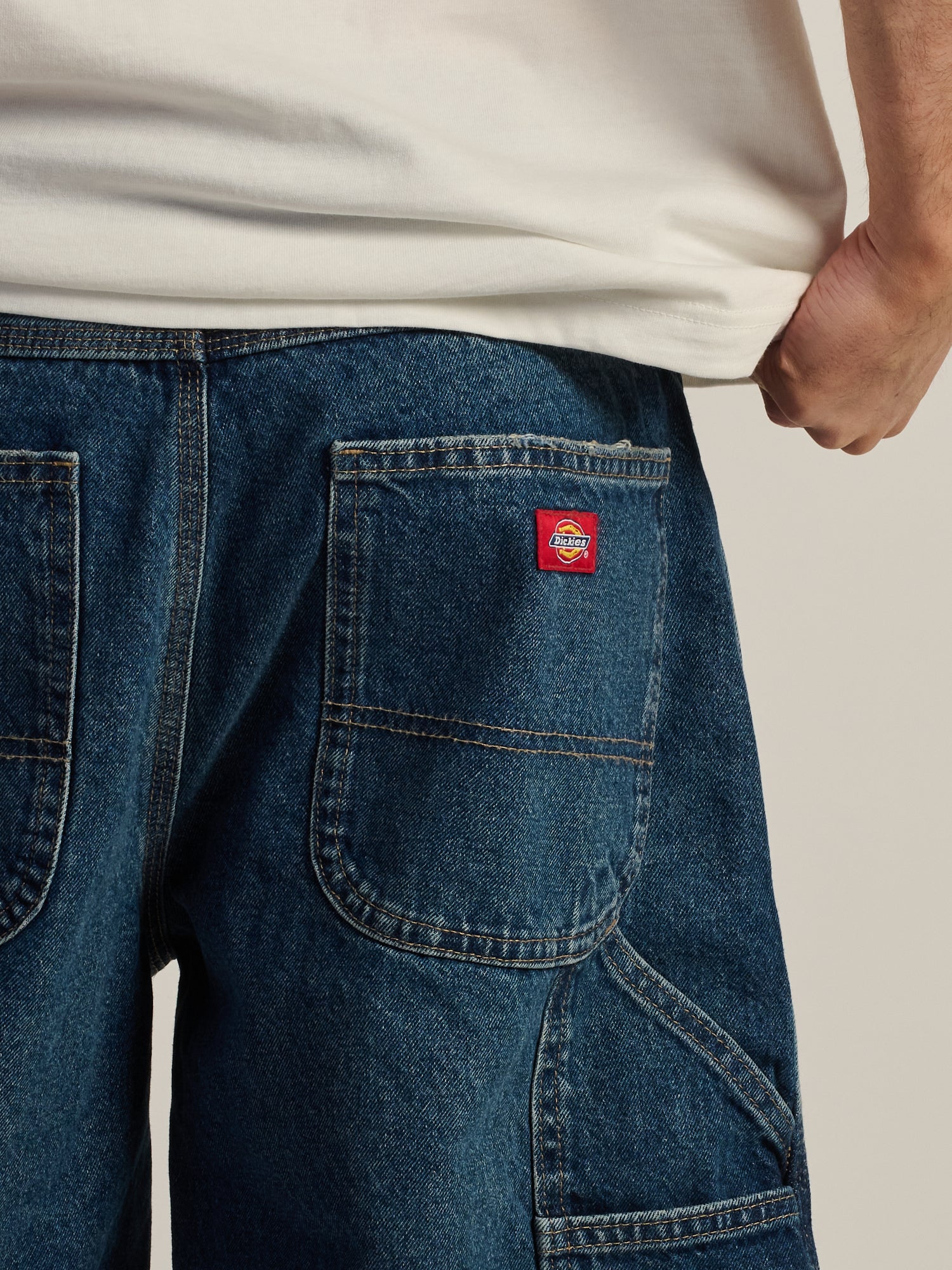 DICKIES WORN-IN CARPENTER DENIM SHORT - VICKERY - Image 5