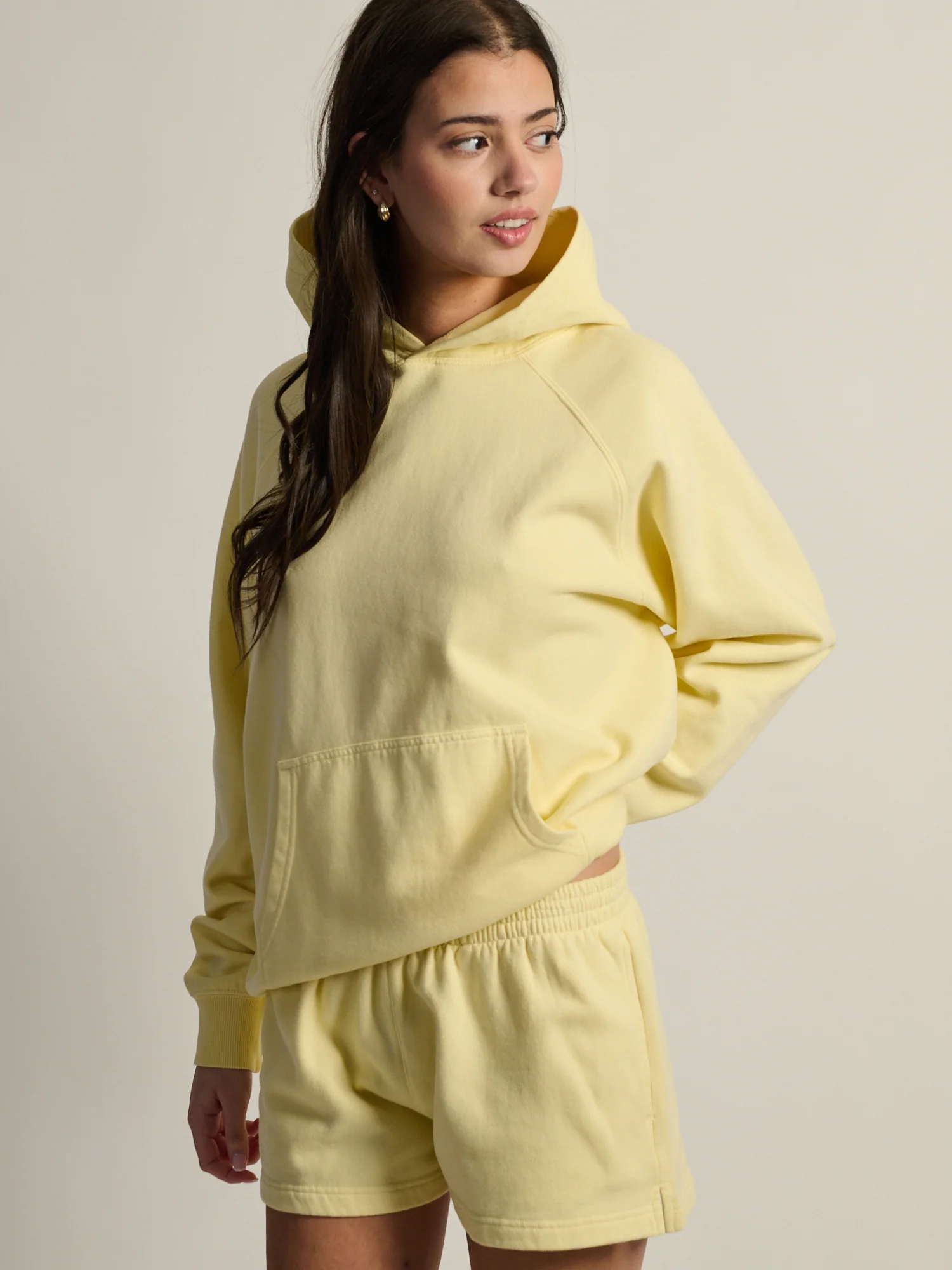 HARLOW CLOUD HOODIE - YELLOW - Image 3