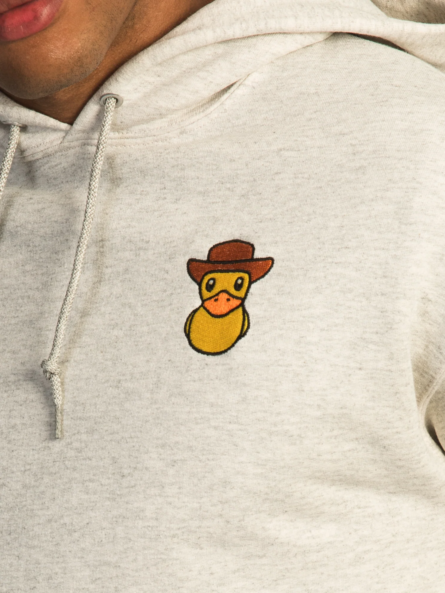HOTLINE APPAREL COWBOY DUCK EMBROIDERED HOODIE - Image 3