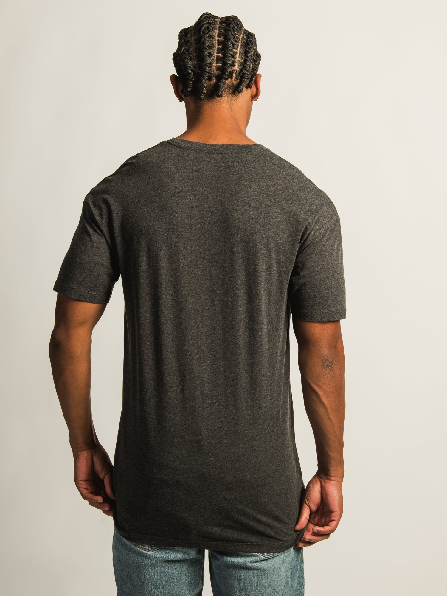LONG FIT TEE - DARK GREY - Image 6