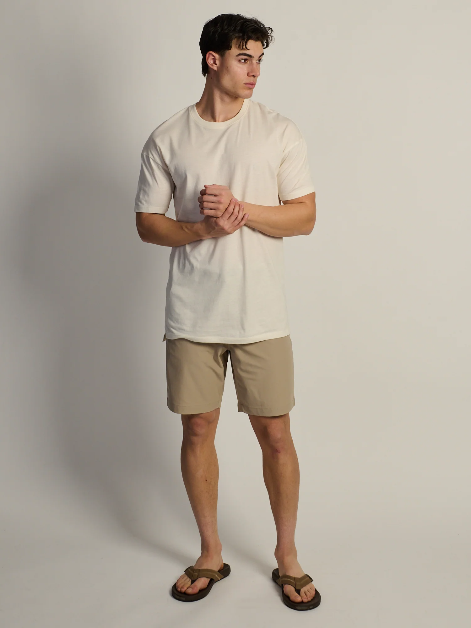 LONG FIT TEE - OFF WHITE - Image 2