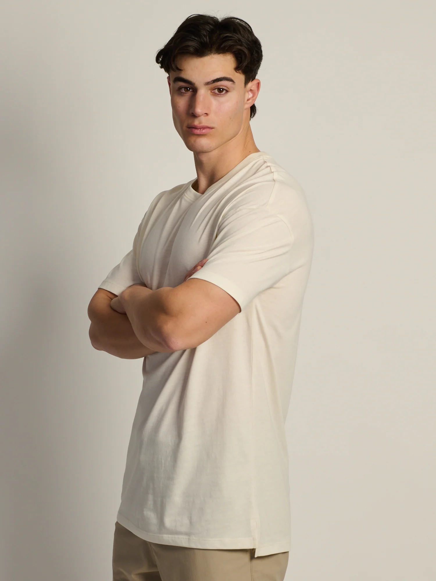 LONG FIT TEE - OFF WHITE - Image 3