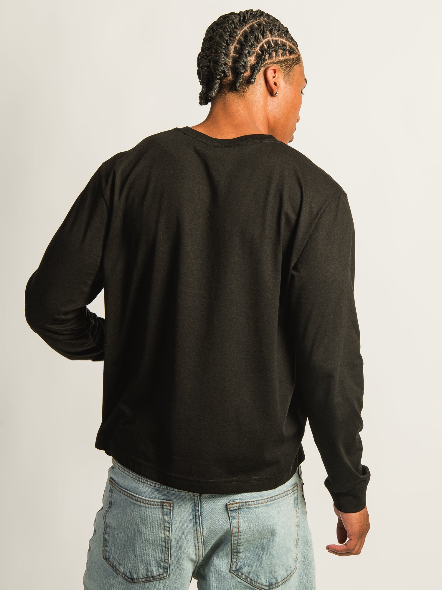 LONG SLEEVE TEE - BLACK - Image 5