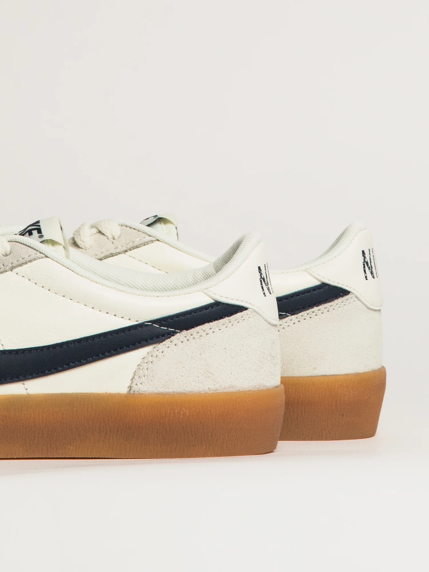 MENS NIKE KILLSHOT 2 LEATHER SNEAKER - WHITE/NAVY - Image 7