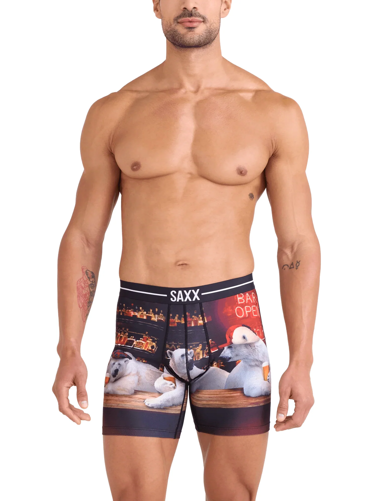 SAXX VOLT DA BEARS BOXER BRIEF - Image 2