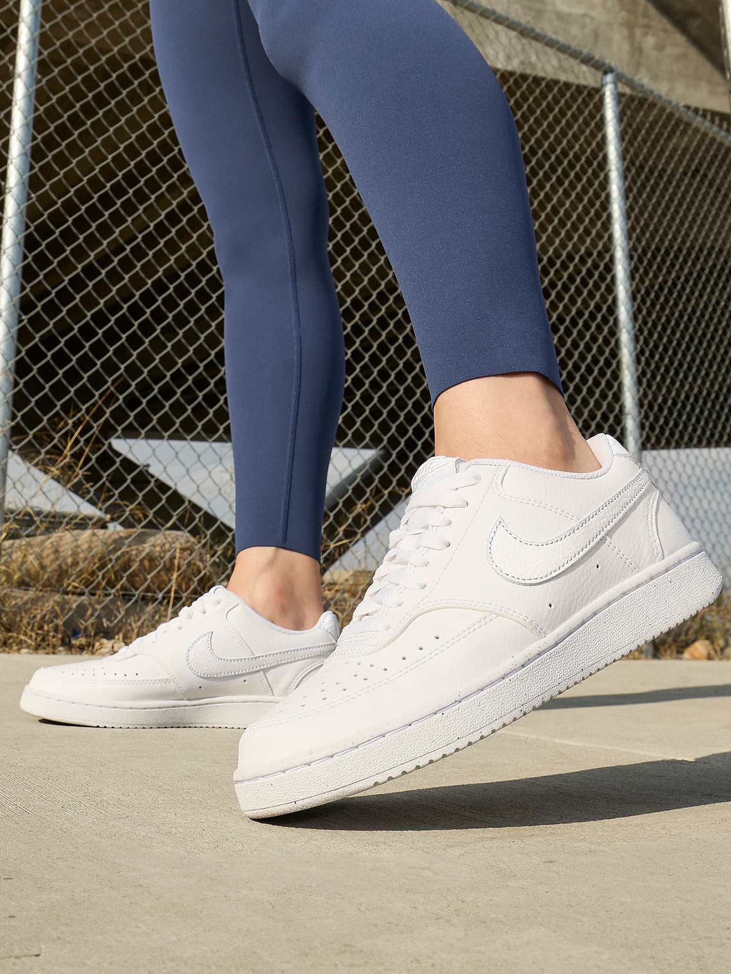WOMENS NIKE COURT VISION LO NEXT NATURE SNEAKER - WHITE - Image 8